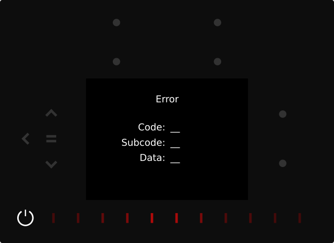 error screen