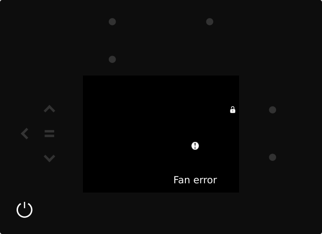 fan error
