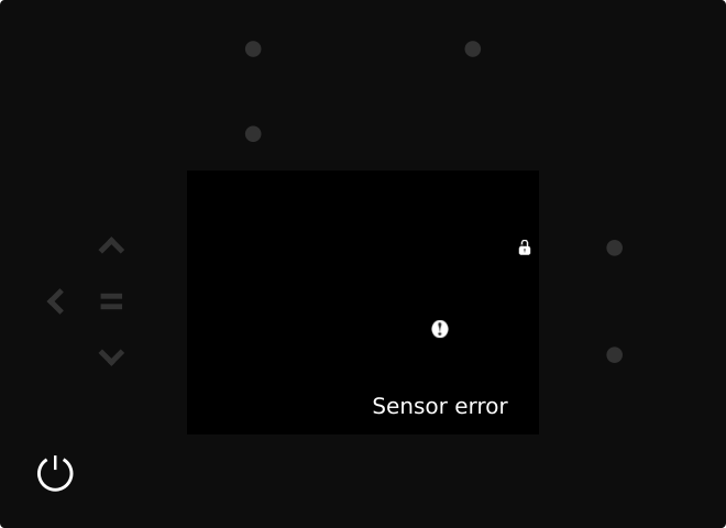 sensor error